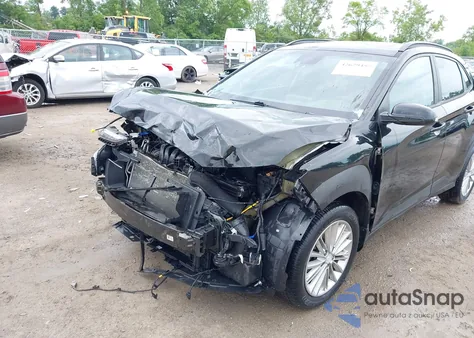 2021 Hyundai Kona Sel Plus z USA, uszkodzony, nr VIN KM8K6CAA6MU619051